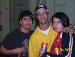 our friend the Smurf, Gabriel, and Lana